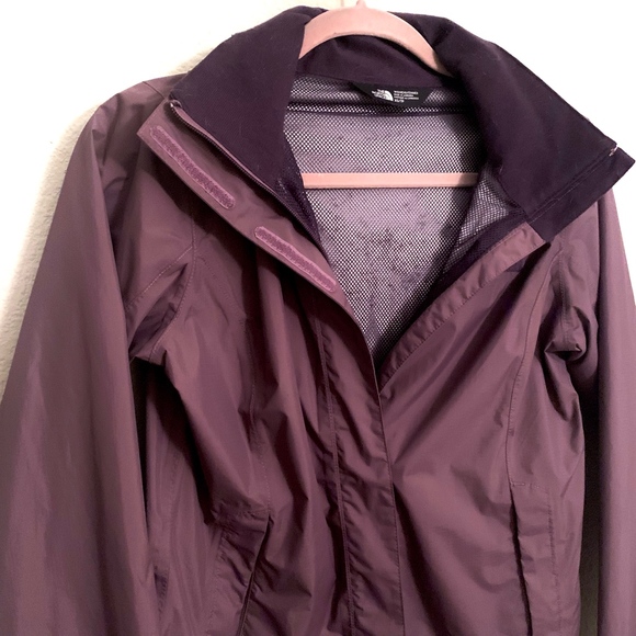 (SOLD!) North Face Rain Jacket (Eggplant Purple) - Picture 2 of 6